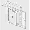 Inspection Door Inspection Flap 150 x 300 mm High-Quality ASA