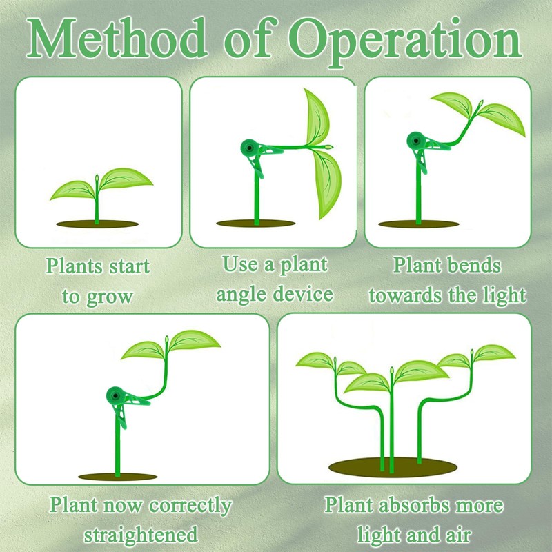 PXBSNB Pack of 50 Plant Bender Lst Clips, 360° Adjustable