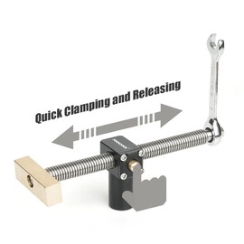 TOOLCOOL Bench Dog Clamp 3/4 Inch Dog Hole Clamps Woodworking MFT Table Workbench Accessories Quick Clamp and Release (2 Pack)