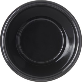 Carlisle 4312303 San Smooth Ramekin, 3 O, 1.43" Height, 3.18" Width, 3.18" Length, San, Black