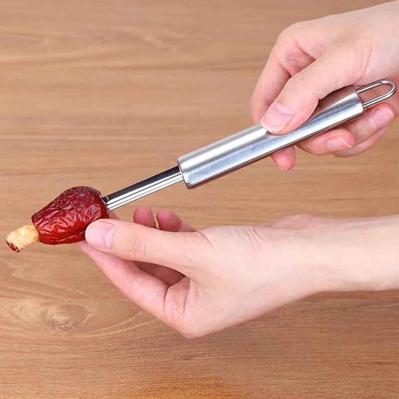 Apple Corer with Stainless Steel Blade, Practical Core Cutter with