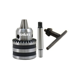 Shars 3/16"-3/4" 3JT Heavy Duty Sleeve Bearing Key Keyed Drill Chuck + 3JT MT3 Arbor Shank 202-5006+1326 New [6