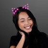 Pink Starlight LED Kitty Light Up Cat Ears Headband