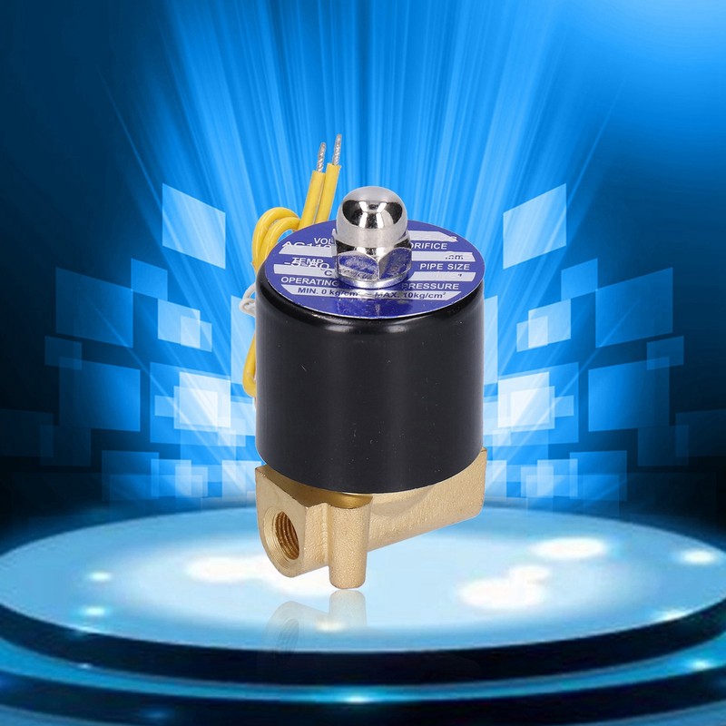 Electric Solenoid Valve Small Normally Closed for Water Air Diesel