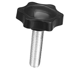 Boxonly Clamping Screw Knob for Lathes Machine Mechanical Equipment Instruments and Apparatus Industrial Equipment Plum Hex Shaped Grips Knurled Thumb Screw Handle Clamping Knob M8*30 1pcs