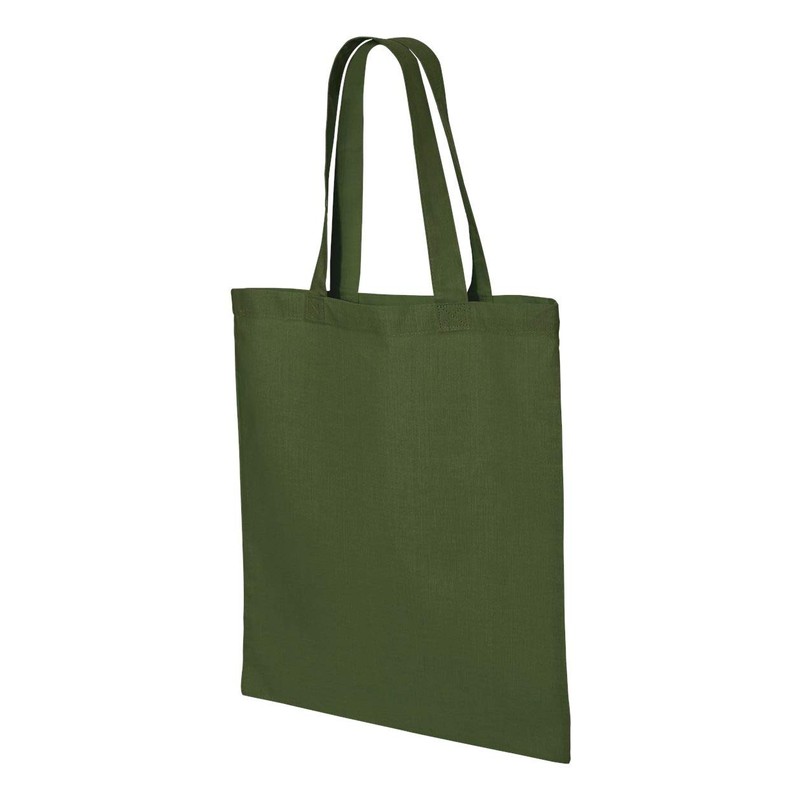 Q-TEES QTB Large Blank Heavy Duty Reusable Canvas Tote Shopping
