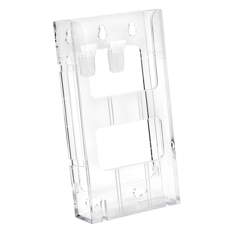 Zeigis 5-Way DIN Long (1/3 DIN A4) Wall Brochure Holder