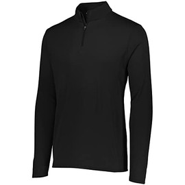 Augusta Sportswear Attain Wicking 1/4 Zip Pullover Black L