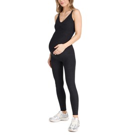 Year of Ours Women's Maternity Onesie, Black, M