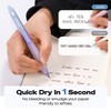 WRITECH Retractable Gel Ink Pens: 0.7mm Fine Point Black-Ink Aesthetic