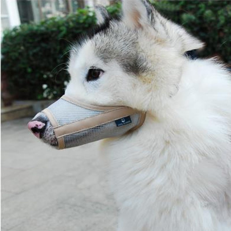 BRIIKPP Dog Muzzle Mouth, Mesh Mask, Safety Mask, Dog Muzzle,