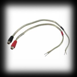 IEC ​Stereo RCA Phono to Speaker Wire Adapter OFC Oxygen Free Copper Made in USA