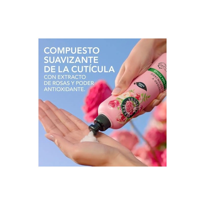 HERBAL ESSENCES, Crema para Peinar Suavidad y Anti-Esponjado, Aroma con