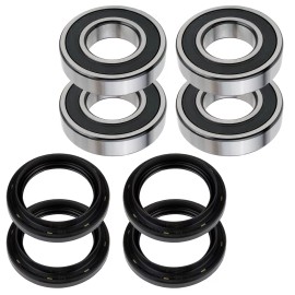 Caltric 4 Front or Rear Wheel Knuckle Bearing Seal For Yamaha Viking 700 Yxm700 14-2018