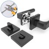 AwmnSrman Handle Set Toilet Bathroom Door Lock Cube Door Handles