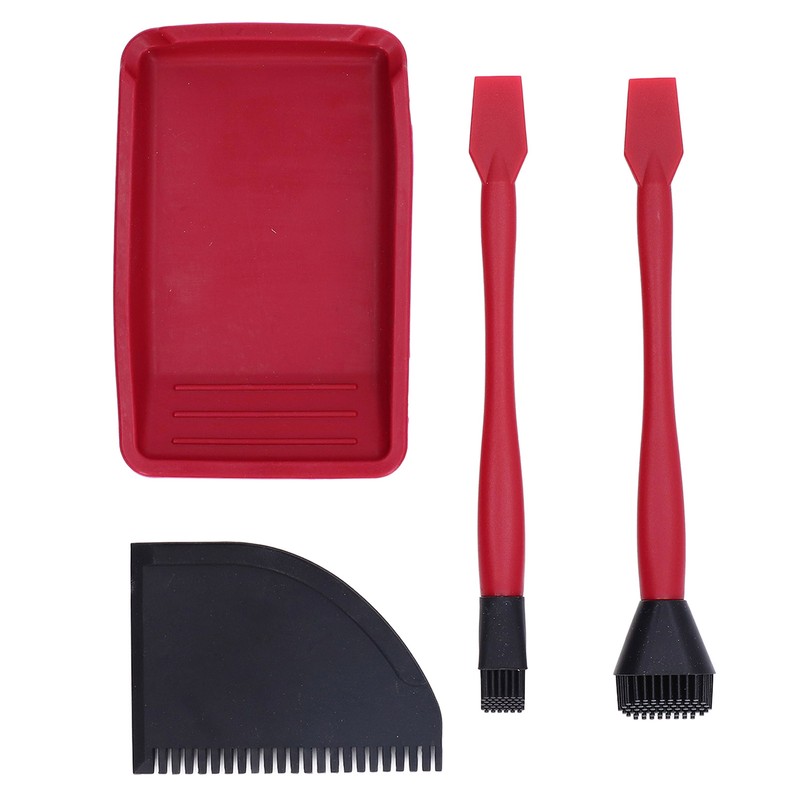 Complete Silicone Glue Kit Wood Glue Up Brushes Tray Comb