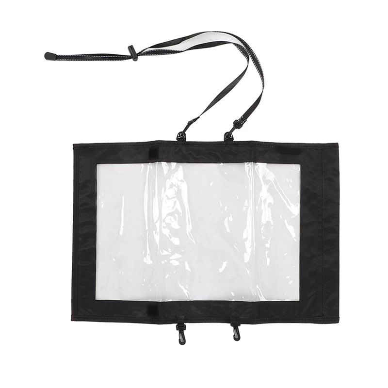 Transparent Hiking Map Pouch with 2 Additional Straps Waterproof TPU