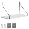 PENGUINFLY Wall Shelf, Wall Shelf, With Hooks, Wall Shelf, Won't