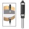 Bestgle Trimmer Bit Set Bearing Bit 2-Piece Router Bit 6.35mm