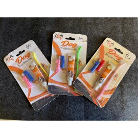 Posh Wag Dog Toothbrush & Toothpaste ( 2 packages )