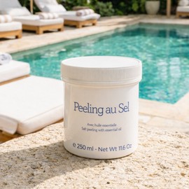 Genetic Peeling Eau Cell Body Deep Cleansing Spa Salt 250ml Contains Aroma Lemongrass / 제네틱 필링 오 쎌 바디 딥클린징 스파솔트250ml 아로마 레몬그라스함유