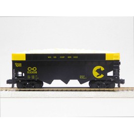 LIONEL AMERICAN FLYER CHESSIE SYSTEM (C&O) WOOD CHIP HOPPER #113308 S GAUGE