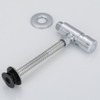 Zinc Alloy Toilet Flush Valve Hand Press Flushing Tool Office