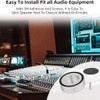 Tuperoymse Audio Isolation Feet Aluminum Amplifier Feet 58x22MM Turntable Isolation