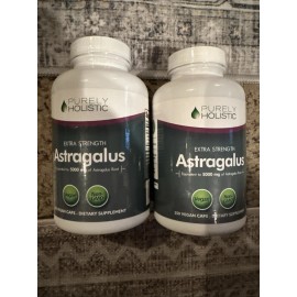 Purely Holistic Astragalus 5000 mg.  Extra Strength.  (2 Pk- 250 count each)