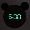 Mirror Alarm Clock 2 Level Brightness Adjustment Ear Design LED