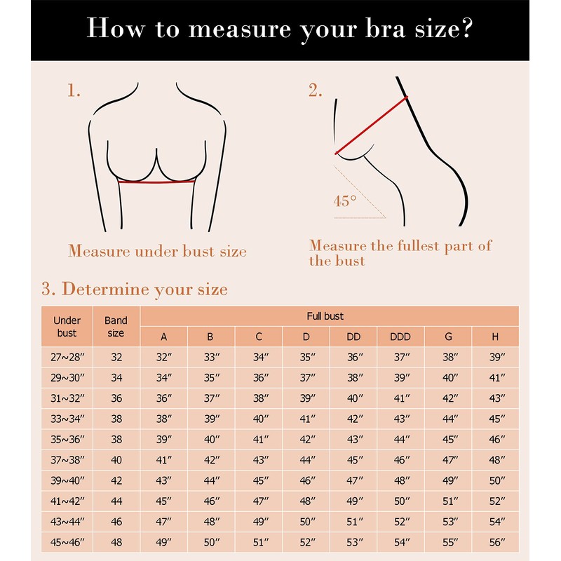 HACI Women's Front Closure Posture Bra Full Coverage Back Support