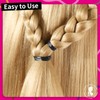 Teenitor Black Hair Elastics Ties, 300pcs Rubber Bands Hair Soft