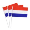 Netherlands Flag Holland Dutch Small Stick Mini Hand Held Flags