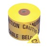 CAUTION ELECTRIC CABLE WARNING TAPE UNDERGROUND 365 MTRS