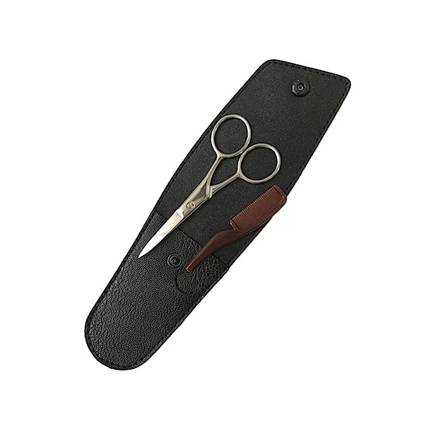 NOLITOY Stainless Steel Eyebrow Scissors Set Beard Trimmer Kit for