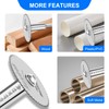 11 PCS Rotary Drill Saw Blades: 6 PCS Mini Circular