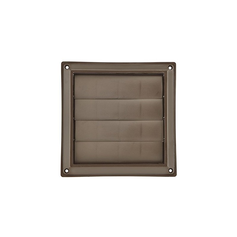 Lambro Industries 361B 6" Brown Plastic Louver Vent