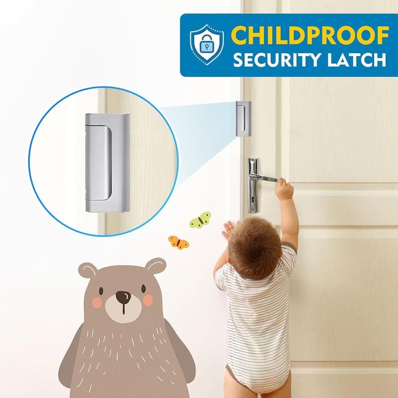 Home Security Door Reinforcement Lock 3 Pack Door Security Lock