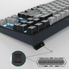 MageGee 75% Mechanical Gaming Keyboard, Blue Switch, LED Backlit, 87