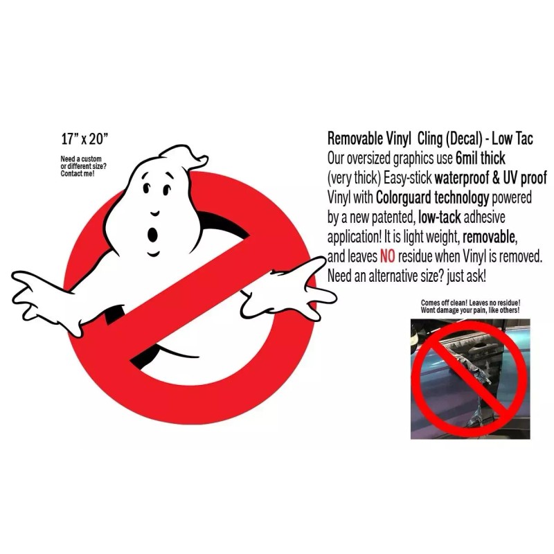 Your Expressions Studio Ghostbusters CLING - 2 waterproof/UVp