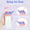 Amgkonp 12oz Replacement Lid with 2 Straw for Kid Tumbler,2