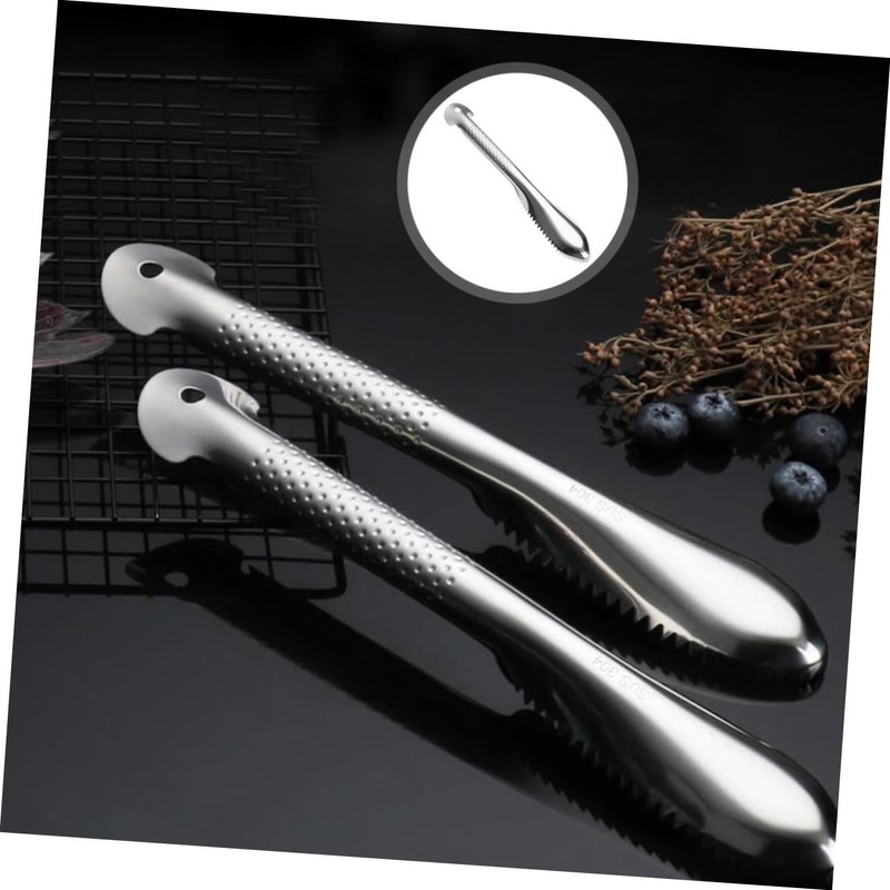 KICHOUSE Manual Fish Stainless Steel Fish Scale Remover Reusable Fishing