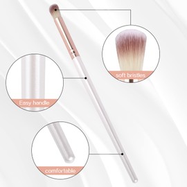 10PCS Lash Brushes for Cleansing, Eyelash Extension Cleansing Brush Lash Shampoo Bath Cleaning Brush Lash Cleanser Supplies for Eyelash Extensions White