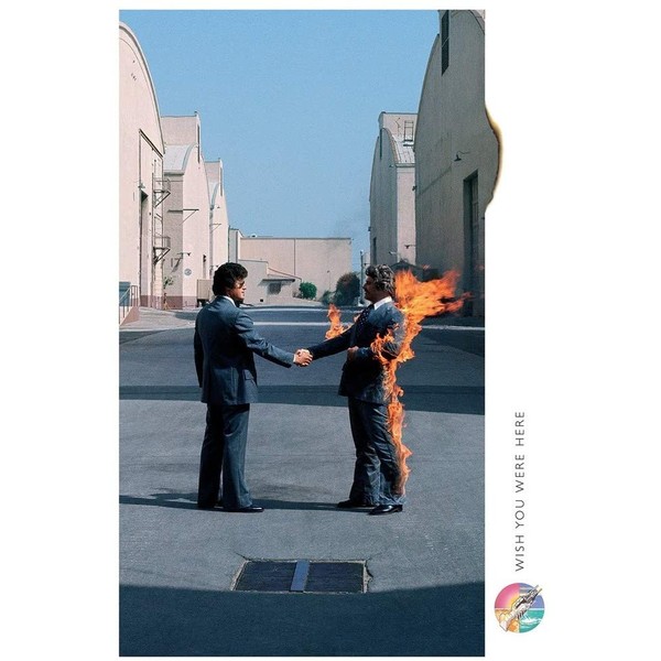 (24x36) Pink Floyd (Wish You Were Here, Man on Fire ) Music Poster Print