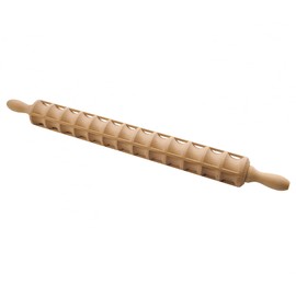 Eppicotispai Beechwood Ravioli Rolling Pin, 40 Raviolis, 23.6-Inch