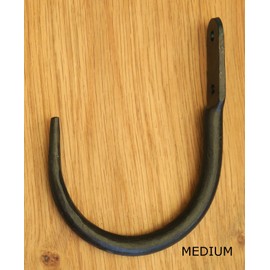 Castelion Black Wrought Iron Butcher's Meat and Game Hooks (Medium Meat Hook)