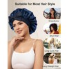 ZURLEFY Satin Bonnet for Sleeping Women, Double Layer Silk Aldult