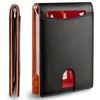 Slim RFID Card Holder Wallet for Business and Travel –