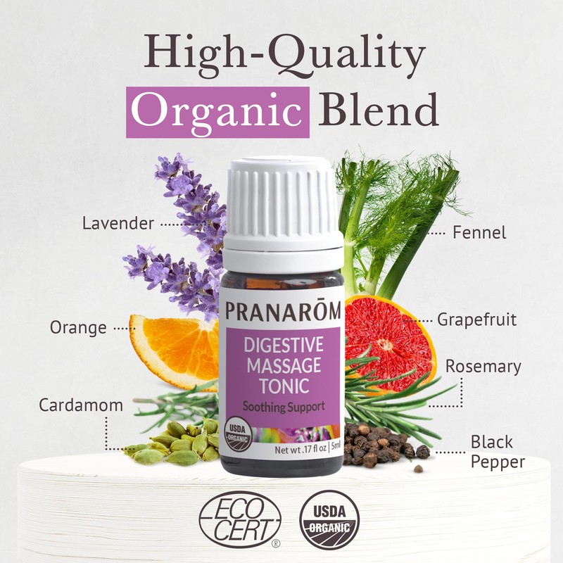 Pranarom - Digestive Massage Tonic Wellness Blend - 5ml