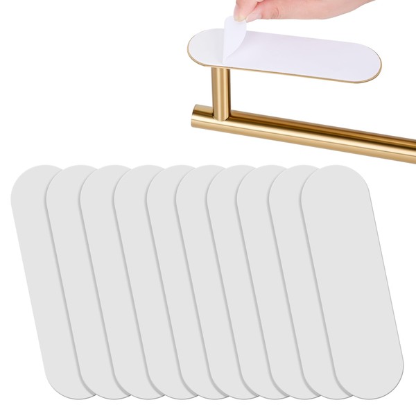 10-Pack Self-Adhesive Replacement Strips for Under-Cabinet Paper Towel Holders, 5.65